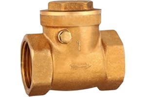 Check Valve 1 Inch DN25 Female Thread Brass Check Valves Check Valve 232PSI Prevent Water Backflow