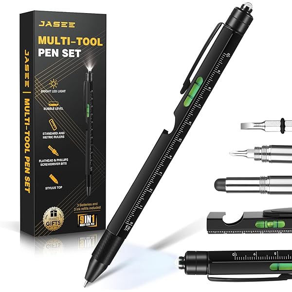 Pen Ninja: 9 in 1 Pen Multi-Tool (#1 Most Advanced Pen Tool- LED