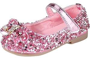 MK MATT KEELY Scarpe Principessa Bambina Ballerine Bambina Scarpe Brillantini Frozen Bimba Partito per Ragazze