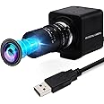 ELP USB Camera 1080P High Speed 260fps 5-50mm 10X Optical Zoom Lens 2MP USB Webcam Manual Close up Zoom in and Out,UVC Computer Comference Golf Swing Camera for Raspberry Pi Windows Mac
