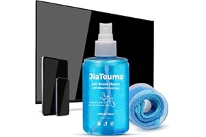 JiaTeums 200 ml TV rengöringsskärm 1 st med mikrofiberduk 20 x 19 cm - Display Cleaner - Gel Screen Cleaner Spray