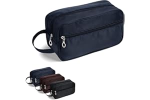 NICOLA Kosmetyczka, wodoodporna torba do golenia, przenośna podróżna torba do prania dla mężczyzn i kobiet, Ciemnoniebieski, kosmetyczka