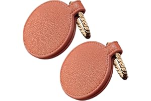 Kireida® Paquete de 2 Clips magnéticos para Sombreros de Viaje, Clips portátiles para Sombreros para Hombres y Mujeres, sin daños, para Almacenamiento de Sombreros de Tela de Seda (marrón)