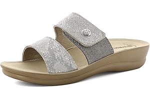 inblu Ciabatte Donna Estive Antiscivolo Pantofole Anatomico con Doppia Fascia a Strappo