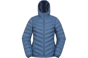 Mountain Warehouse Seasons Womens Padded Jacket - Water Resistant Coat, Puffer Jacket, Front Pockets, Adjustable Elastic Cuffs & Hood - For Autumn, Winter, Outdoors