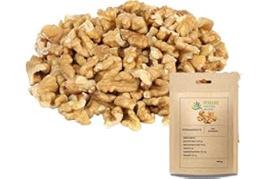 ‎PERGAMO NATURAL FLAVOR Pergamo Ukraine Walnüsskerne 5Kg / *NEU Ernte */ Hohe Nährstoffversorgung | Unbehandelte Walnusskerne aus Ukraine | 100% Natur Premium Qualität Walnüsse, Vegan (mix (1/2+1/4), 5Kg)