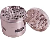 Pencereli 63 mm. Silver T&uuml;t&uuml;n Baharat Herbal &Ouml;ğ&uuml;t&uuml;c&uuml;s&uuml; Par&ccedil;alayıcı pt94slv