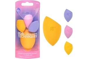 Real Techniques Miracle Complexion Sponge + 3 Minis Kit, 4 Piece Set