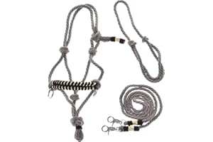 LarDen Hobby Horse Zubehör SeilSet - Halfter mit Zügel & Halsring für Größe M Steckenpferd | Stockpferd Set | Hobby Horsing Pferd | Spielzeug Kinder | Spielpferd (Splendid, Medium)