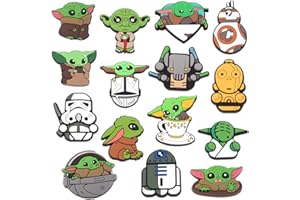 YGCHEN Cartoon Schuh Charm Kinder Schuhschmuck Schuhanstecker Dekoration Clog Schuhschmuck Knöpfe PVC Schuh Charms Anime Schuh Ansteck Dekoration 15 Stück