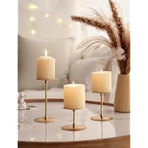 NUPTIO Portacandele Set di 12 Portacandele A Coste In Vetro Argento Per Candele Votive Mercurio Zucca Decorazioni Di Natale Halloween Ringraziamento Pasqua Decorazione Da Tavolo