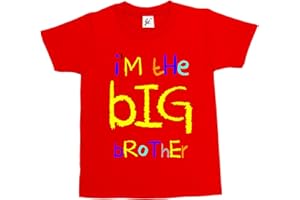 Fancy A Snuggle I'm The Big Brother Funny Kids Boy Girl Cotton Short Sleeve T-Shirt Sizes 1 Year Old - 14 Year Old