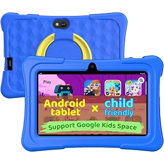 Kids Tablet, 7 Inch Android 15 Tablet for Kids, 8GB+32G...