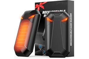 YAZEKY 6000 mAh Scaldamani Ricaricabili Magnetico, 2 in 1 calda Mani Elettrico Portatile, un'ottima scelta come regalo di Natale, 12 Ore Lunga Durata, 3 Livelli Di Calore per Casa,Esterno