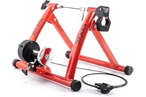 CXWXC Vélo d'entraînement à roulettes Pliable en Acier avec libération Rapide Support de Roue Avant pour entraînement de vélo de 26 à 29 Pouces à la Maison et à l'intérieur