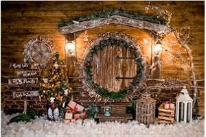 Weihnachten Fotografie Hintergrund, 2 * 1,5m Ci-Fotto Fotohintergründe Kamin Weihnachtsbaum Kulisse, Home Party Dekoration Hintergrund, Kinder Fotografie Hintergründe