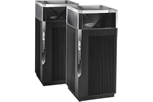 ASUS ZenWiFi Pro XT12 AX11000 Sistema WiFi Mesh, 2 Pezzi, Connessione Veloce WiFi6, Protezione Internet Per Tutti i Tuoi Dispositivi Integrata, Facile ed Intuitiva Gestione Tramite App, Nero