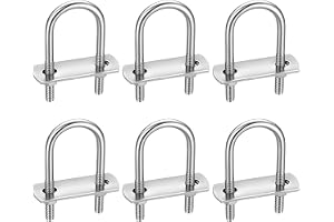 Rostfritt stål knyt ner U-bultar, metall runda U-formade bultar med hexmuttrar, plattor, brickor för att fästa rörledningar k