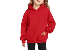 Arshiner Ragazza Felpe con Cappuccio Caldo in Pile Bambine Hoodie Invernale con Tasca Felpa per Ragazze 6-16 Anni