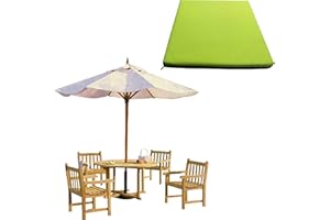 GRIZZLY FOAM 4cm Thick Waterproof Seat Pad Chair Cushion Kitchen Dining Living Room Patio Garden Rattan Furniture Foam Filled Strong Fabric Removable Zip Cover (Lime Green, 43x48cm/17”x19”)