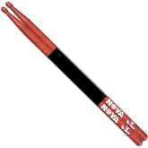 Vic firth Baget(&Ccedil;ift) Nova 5B Wood Red (Kırmızı), Hıckory, 1