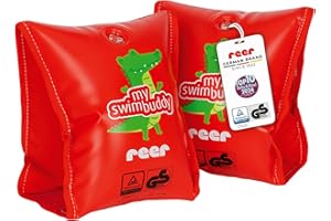 reer myswimbuddy Manguitos de natación para bebés y niños pequeños, Inserto de Tela extrasuave, Aprendizaje Seguro de natación, 11-30 kg