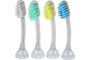 4 x Emmi-dent nasadka na szczoteczki do zębów E4, nasadka do serii metalicznej i profesjonalnej