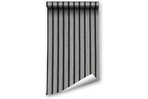 LZH-LP Carta da parati a contatto con strisce di venature del legno, 44.5x1200CM carta da parati autoadesiva Carta da parati staccabile Pellicola vinilica rimovibile con toppa di riparazione