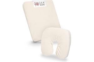‎ZEN MASSAGE WARE Zen – Spannbezug für Massageliegen & Kopfstützen – weiches Frottee-Spannbetttuch für Kosmetik-, Therapie- & Behandlungsliegen – Liegenbezug waschbar bei 60° – Massage-Zubehör (Creme)