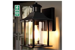 ‎LAMOMO Lamomo Aussenlampe mit Bewegungsmelder,3 Beleuchtungsmodi Lampe mit Bewegungsmelder Aussen,IP23 Wasserdichtes Aluminium Außenwandleuchte Led für Haus