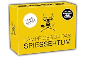 KAMPFHUMMEL Kampf gegen das Spiessertum – Travel Edition – mit 400 komplett neuen Karten in leichterer und kompakter Form