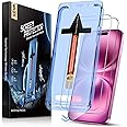 MAGIC JOHN 2 Pack for iPhone 15 Plus/16 Plus 6.7 inch Tempered Glass Screen Protector, Auto Dust-Elimination, Bubble Free, HD Clear, Easy Installation