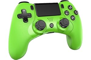 RCCBOOST Mando Inalámbrico Compatible con PS4, Gamepad Mando para P4/PRO/SLIM y PC, Mando P4 con Doble Vibración, Audio, Giroscopio de Seis Ejes, Pantalla Táctil, 600mah Batería