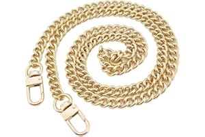 XPEX Cadena para bolso, Bandolera para bolso 120 cm, Cadenas para bolsos, cadenas para bolsos de ganchillo, cadenas para bandoleras, cadenas para bolsos, cartera, clutch