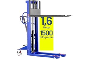 Pallit Carrello elevatore LIFT-M | altezza di sollevamento 1600 mm | portata 1500 kg | ruote in PU | sollevatore