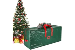 XIMEY Bolsa Arbol Navidad, Bolsa para Guardar Árbol de Navidad Impermeable, grande Bolsa de Almacenamiento para Árbol de Navidad, Funda Arbol de Navidad, Bolsa Arbol Navidad de 180cm-120 * 50 * 33cm