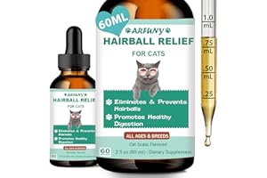 SANTKOL Hairball Remedy for Cats - Hairball Treats for Cats Help Prevent & Remove Hairballs - Cat Hairball Treatment Promotes Natural Passage of Hairballs - Natural Ingredients & Vitamins - Cat Grass Flavor