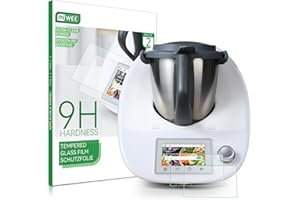 Inwee Verre Trempé pour Vorwerk Thermomix TM5 [2 Pièces] 9H Protecteur d'Écran, Film Protection pour Thermomix TM5, Durable et Résistant aux Rayures - Accessoires pour Thermomix