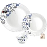 Treo by Milton Opalware Aurelia Lunis Dinner Set of 6 |...