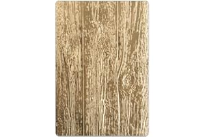 Sizzix 3-D Texture Fades Troquel Carpeta de grabado Madera