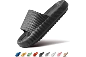 Sumvov Chaussures Claquette de Bain Piscine et Plage pour Femmes Hommes, Chaussons Tongs Antidérapantes Super Douces Semelle épaisse, Cozislides Original Slides Cloud Slippers