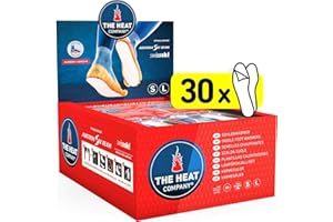 ‎THE HEAT COMPANY THE HEAT COMPANY Samoprzylepne ogrzewacze do podeszwy – 5 lub 30 par – bardzo ciepłe wkładki – ogrzewacze stóp – 8 godzin ciepłe stopy – natychmiast gotowe do użycia – aktywowane powietrzem – czysto