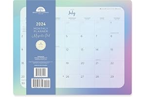 BRIGHT DAY CALENDARS 2024 Magnetic Refrigerator Calendar Wall Calendar Pad by Bright Day, 16 Month 8 x 10 Inch, July 2023-December 2024 Holographic