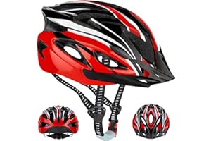 YGVQN Casque Vélo Adulte Homme Femme, Casque VTT Mountain Bike avec Mousse EPS & Coque PC, Visière Amovible & Système Réglable 52-62cm, Léger Casque de Vélo de Route pour Vélo Électrique Ville
