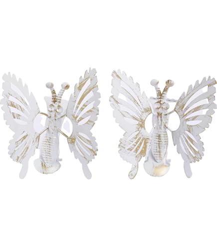 Embrasses Rideaux Soleil Métal Or Mat – Lot De 2, 7-8 Cm, Sans Griffes Pour Ne Pas Abîmer Le Tissu