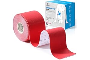 ‎YANGTSUNG Taśma kinezjologiczna YANGTSUNG, wodoodporna taśma sportowa 5 m x 5 cm, elastyczna terapeutyczna taśma sportowa do ćwiczeń, sportu i leczenia urazów