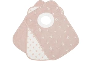 Kindsgard Schlupflätzchen 3er-Pack „happaklat“ – weich & saugfähig – 75% Bio-Baumwolle – 24x20 cm – einfach über den Kopf ziehen – Baby Lätzchen Set für Jungen & Mädchen