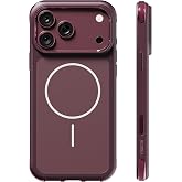 URUCHI GM Air iPhone 18 Pro / 17 Pro ile Uyumlu Mat Manyetik Kılıf, Kapalı Mat Arka + Yumuşak Silikon Kenar, Airbag K&ouml;şe Koru