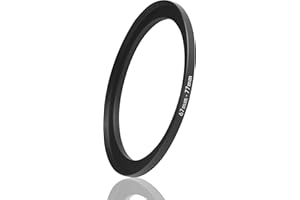 Ares Foto® Step-Up Lens Adapter Ring for Filters, Made of CNC Machined Metal with Matte Black Electroplated Finish (67mm – 77mm)