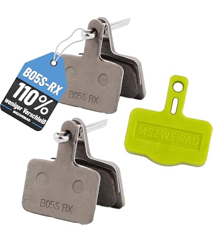 Shimano K05S Resin Bike Brake Pads (Pair) With Springs & Split Pin, Fits K03S Models - View #4